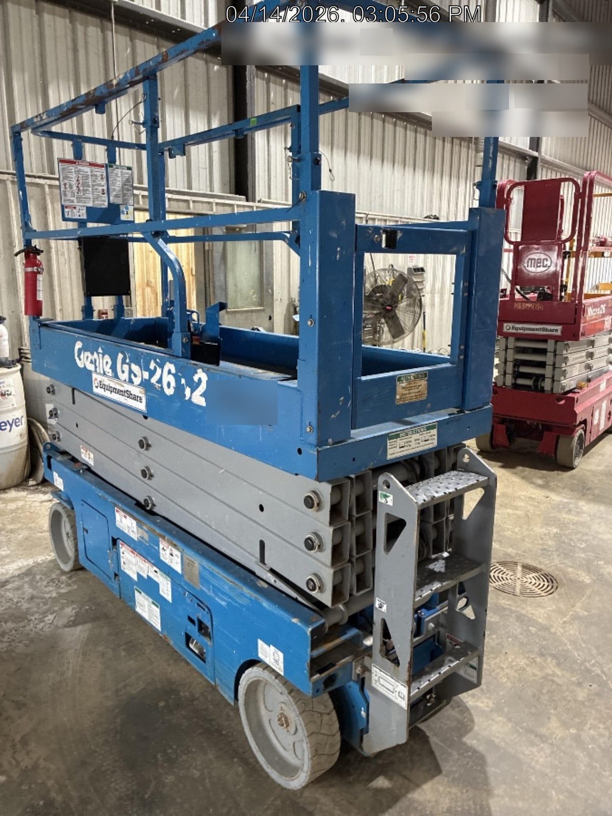 2018 Genie GS-2632 Genie GS-2632 w/Fixed Rail, Chain Entry