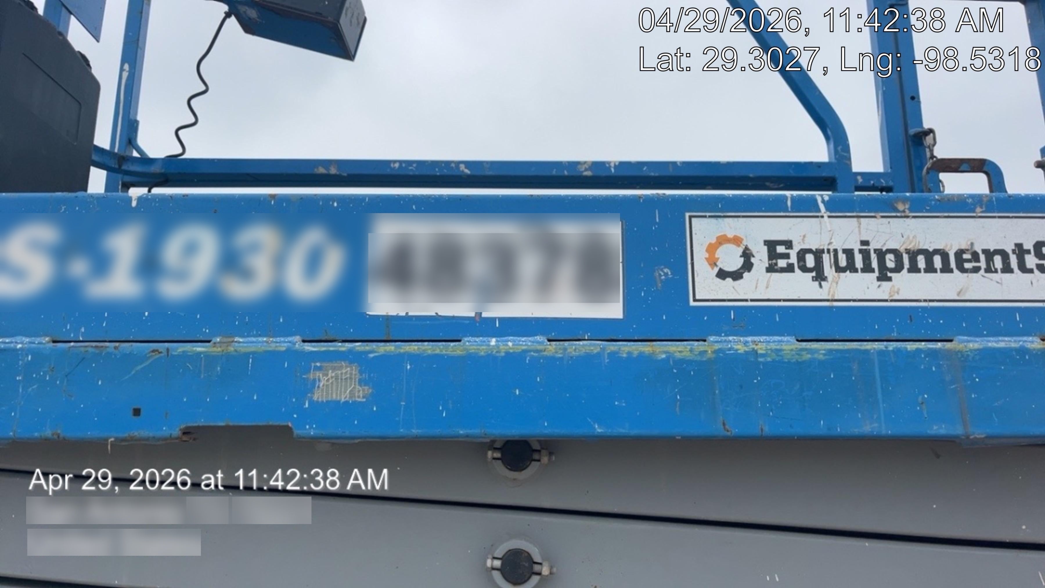 2019 Genie GS-1930 Fixed rails with chain Entry