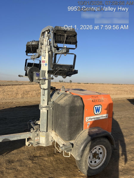 2024 Wanco WLTT-4MM4K Diesel, Deep Sea Controller, Shore Power Plug, Auto Start, (4) 350W LED Floodlights, 4kW Generator, 60 Gal Fuel Tank, 2" Ball, T3