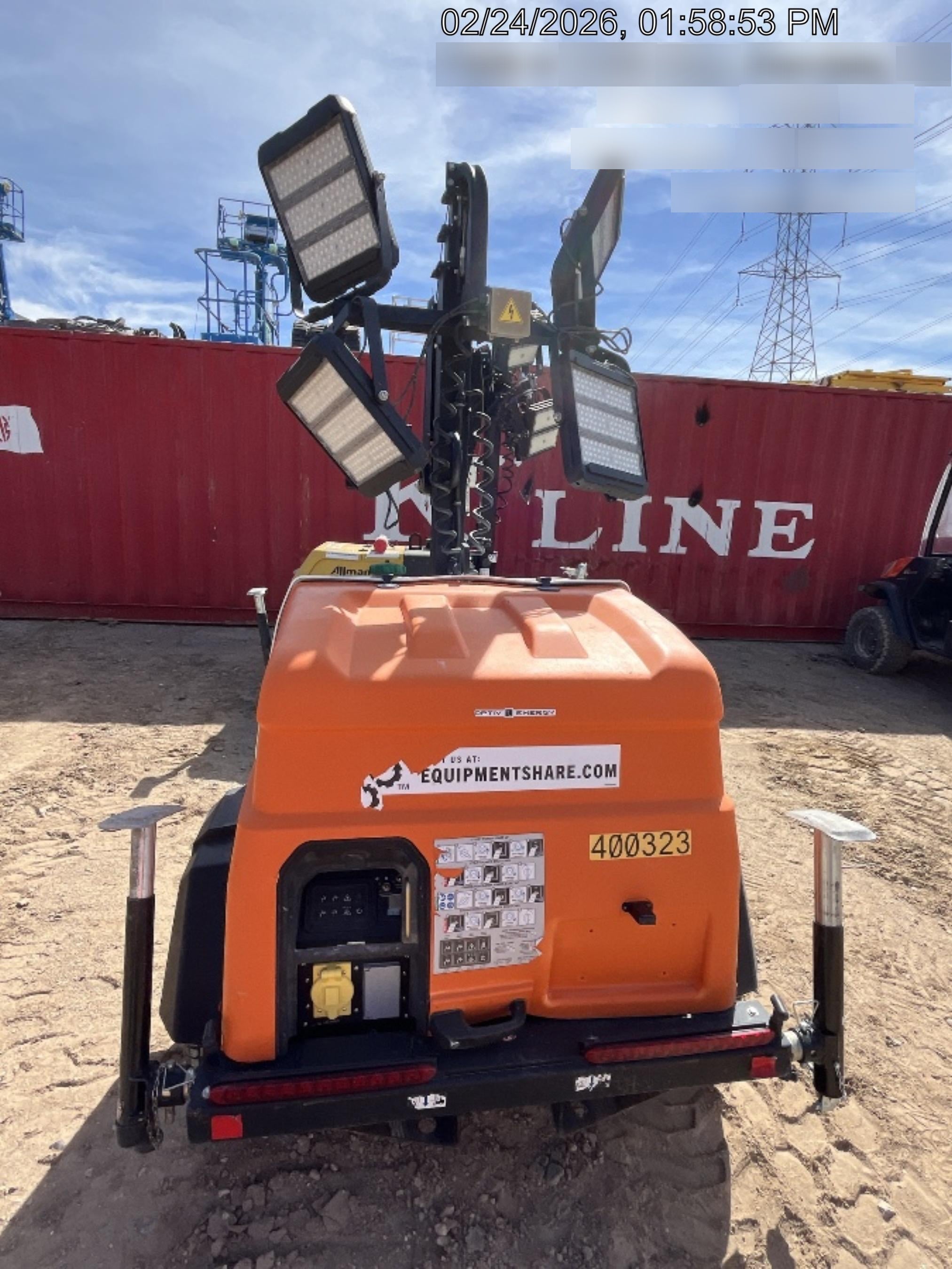 2024 Generac MLT2 Diesel, Flex Switch 120V Input, Powerzone Controller, 
(4) 320W LED Lights, 4kW Generator, 39.9 Gal Fuel Tank, 2" Ball, T3