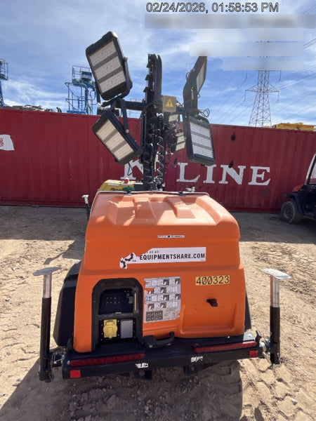 2024 Generac MLT2 Diesel, Flex Switch 120V Input, Powerzone Controller, 
(4) 320W LED Lights, 4kW Generator, 39.9 Gal Fuel Tank, 2" Ball, T3