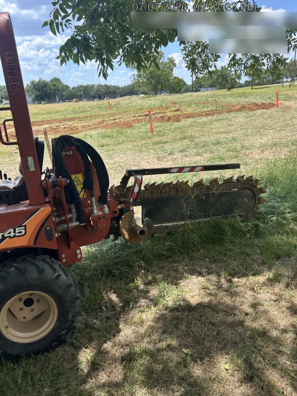 2021 DITCH WITCH RT45A