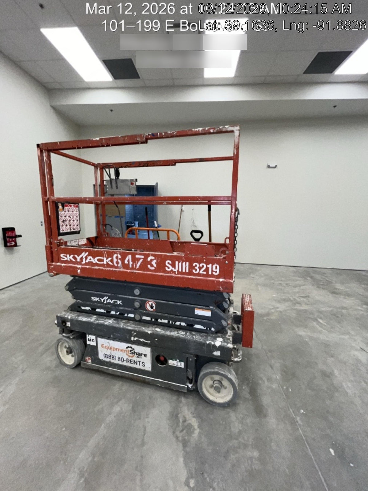 2017 Skyjack SJIII-3219 Skyjack SJ3219, Extended Warranty 5yr/5k hr