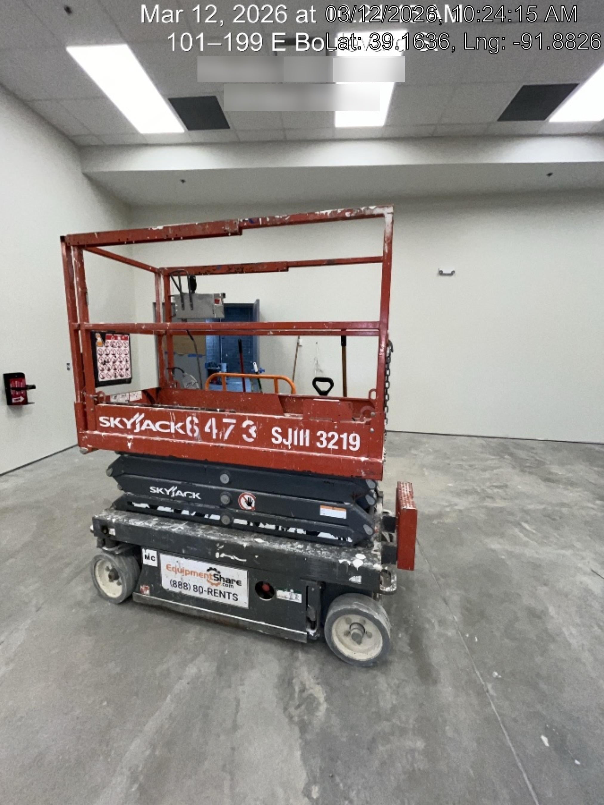 2017 Skyjack SJIII-3219 Skyjack SJ3219, Extended Warranty 5yr/5k hr