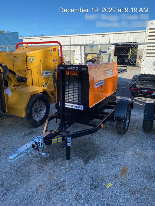 2022 Lincoln Electric LE400 Kubota V1505, Trlr, Cable Rack, Light Kit, ES Decals, T3