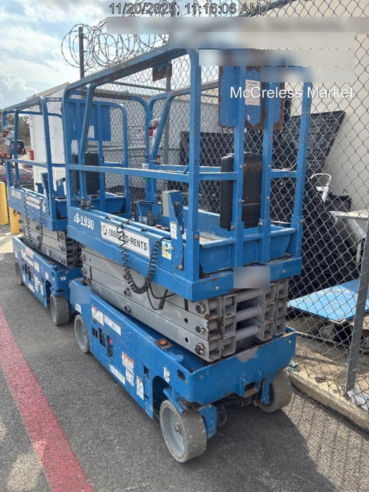 2018 Genie GS-1930 Genie GS-1930 Scissor Lift w/Standard Options