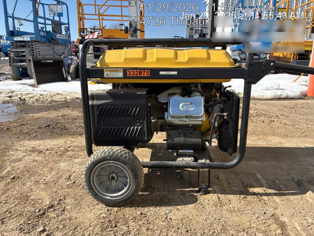 2023 Atlas Copco P6500W 5.5kW, AC390FD Gasoline Engine, Wheel & Handle Kit, (2) 120V Duplex 15A + (1) 120/240V 30A Twist Lock