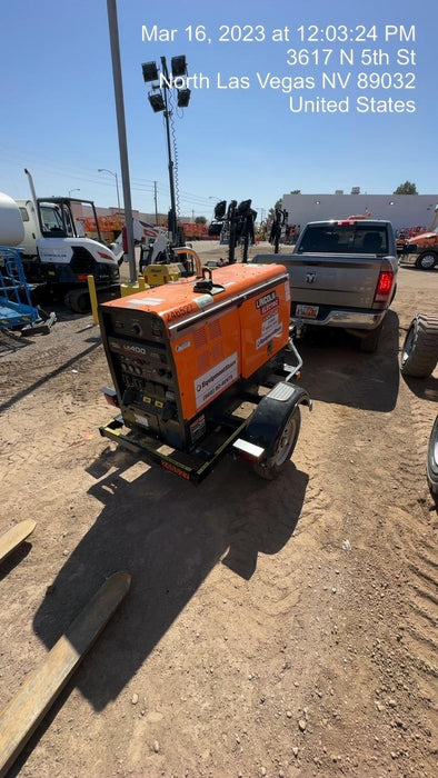 2022 Lincoln Electric LE400 Kubota V1505, Trlr, Cable Rack, Light Kit, ES Decals, T3