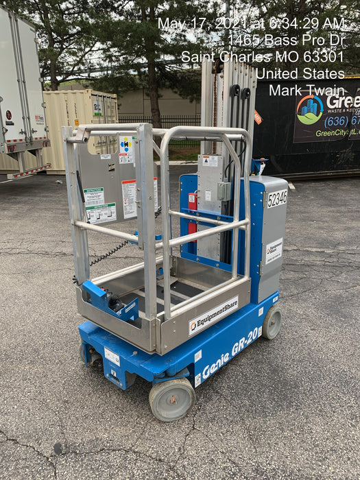 2019 GENIE GR-20