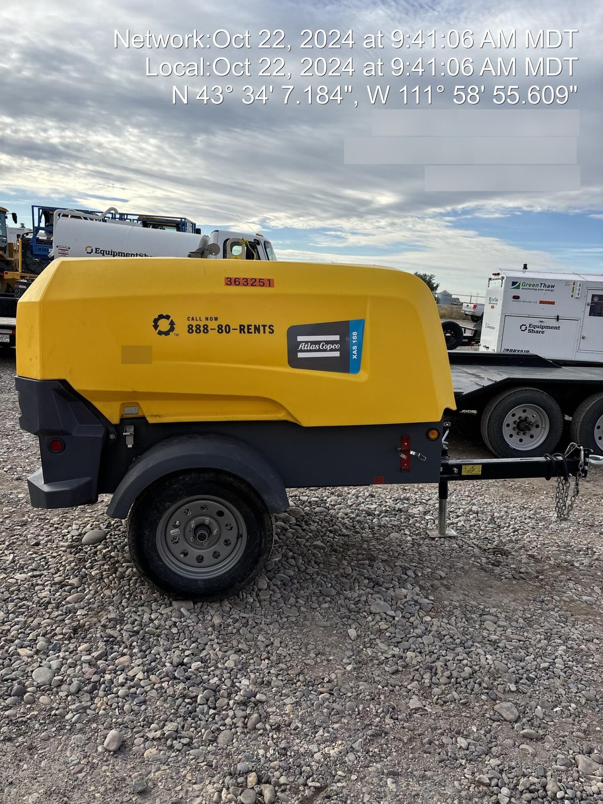 2023 ATLAS COPCO XAS188 CWK
