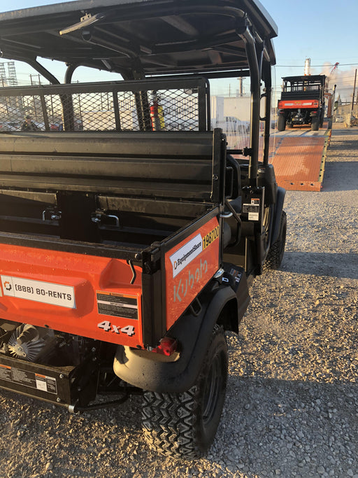 2022 Kubota RTV-X1140W-H Plastic Canopy, Windshield Acrylic Clear, LED Strobe Light, Wire Harness Kit, Back up Alarm