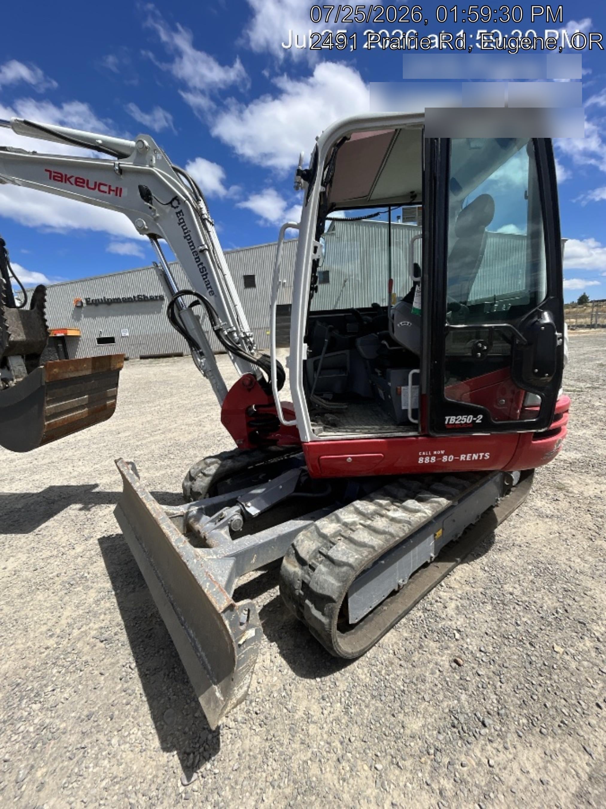 2025 TAKEUCHI TB250-2CR