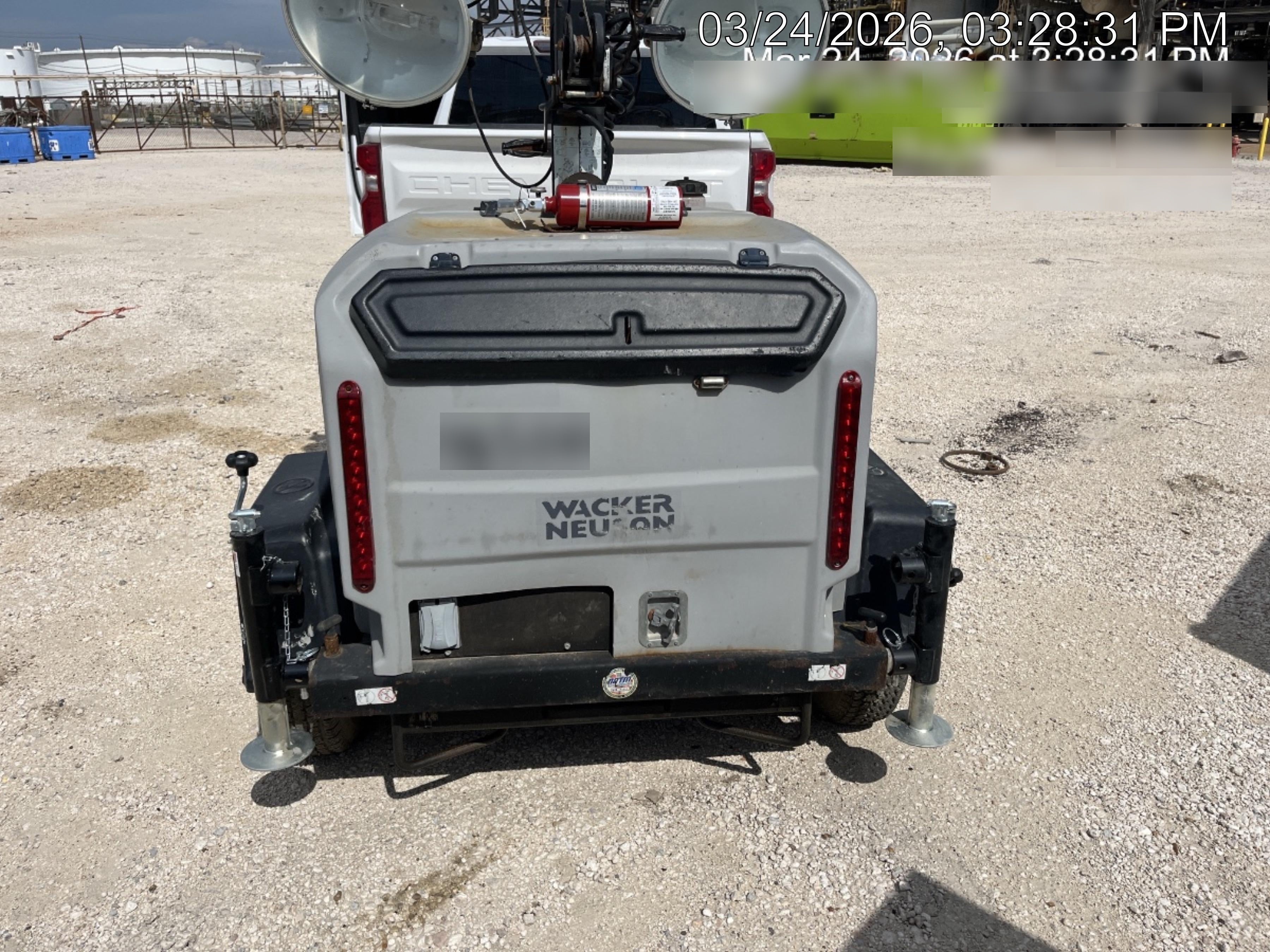 2018 Wacker Neuson LTV6L-MH Wacker Neuson LTV6L Mobile Light Tower w/Fuel Level Sensor Installed