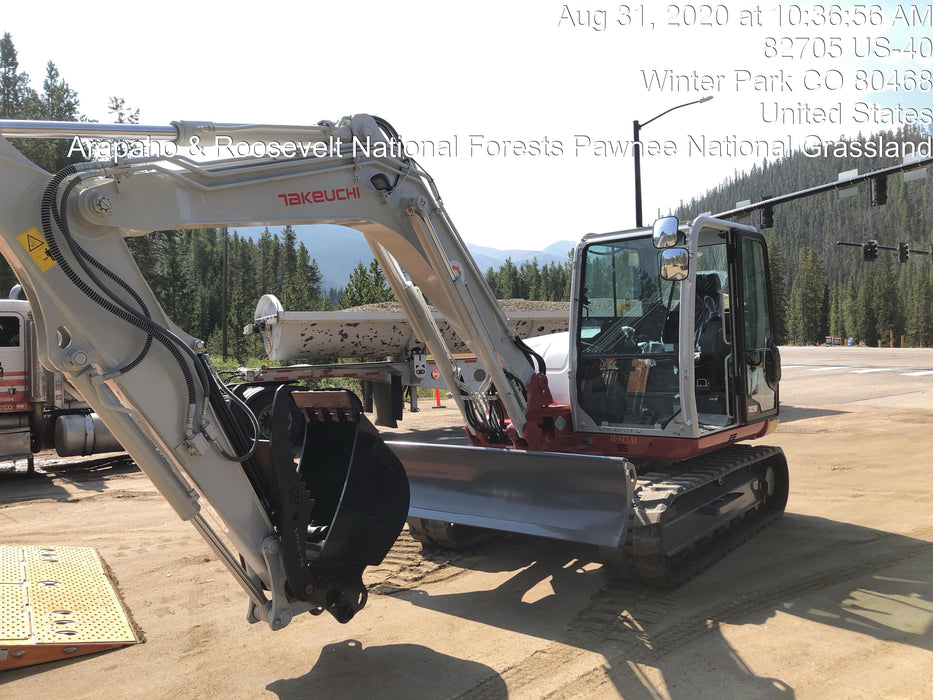 2020 Takeuchi TB290C Cab/Heat/Air, Rubber Tracks, Manual TAG QC