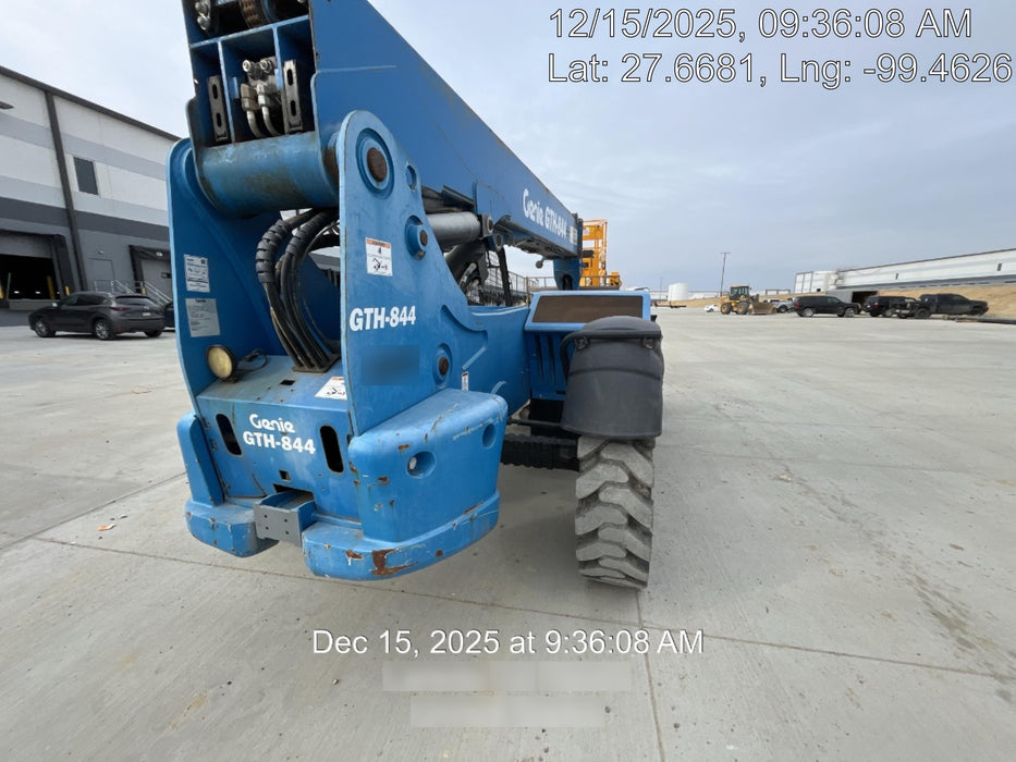 2018 Genie GTH-844 Genie GTH-844 w/ROPS, Work Lights, Solid Tires, RH Cab Mesh, Beacon, 60" Carriage and Forks