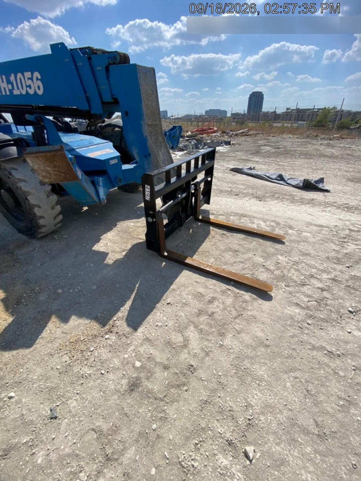 2017 Genie GTH-1056 Genie GTH1056, Solid Tires, 60" carriage, Light Kit, Open ROPS