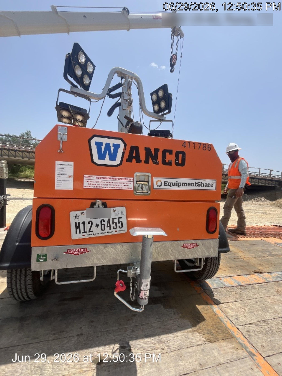 2024 Wanco WLTT-4MM4K Diesel, Deep Sea Controller, Shore Power Plug, Auto Start, (4) 350W LED Floodlights, 4kW Generator, 60 Gal Fuel Tank, 2" Ball, T3