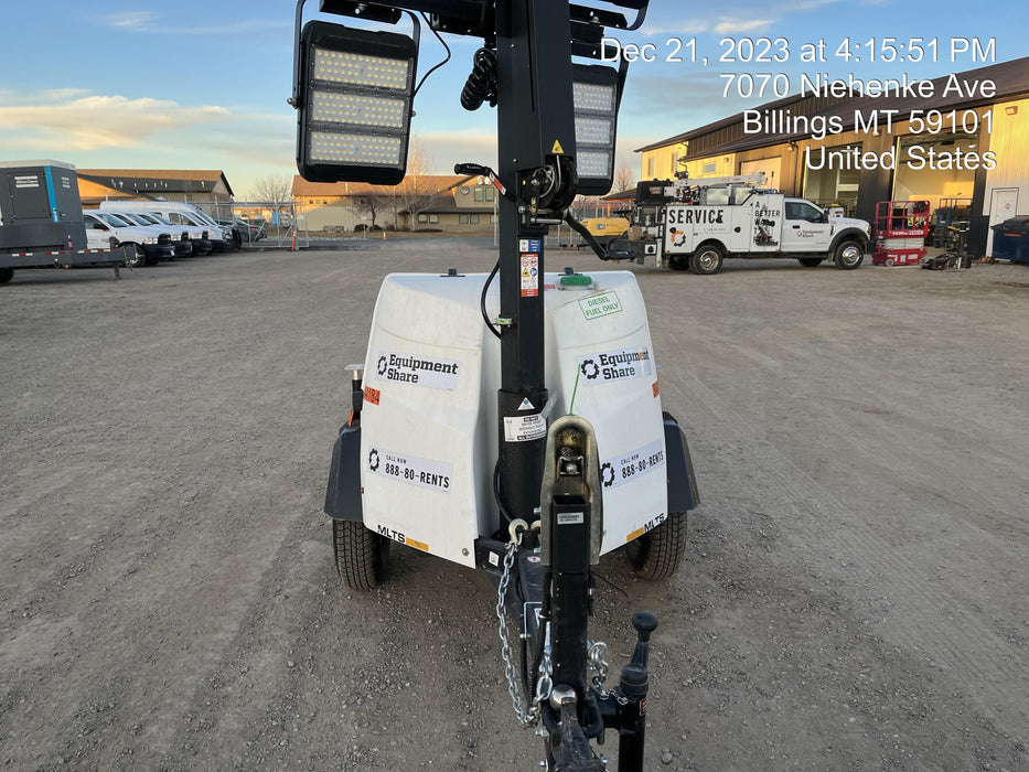 2023 Generac MLT2 Diesel, Flex Switch 120V Input, Powerzone Controller, (4) 320W LED Lights, 4kW Generator, 39.9 Gal Fuel Tank, 2" Ball, T3