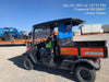 2021 Kubota RTV-X1140W-H Plastic Canopy, Windshield Acrylic Clear, LED Strobe Light, Wire Harness Kit, Back up Alarm