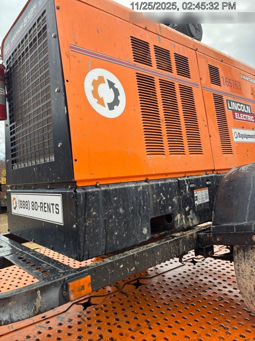 2021 Lincoln Electric Vantage 549X Ready Pak 3, ORANGE (includes trailer, cable rack, fender light kit)