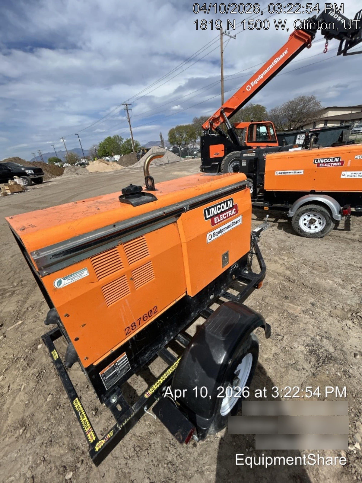 2023 Lincoln Electric LE400 Kubota V1505, Trlr, Cable Rack, Light Kit, ES Decals, T3