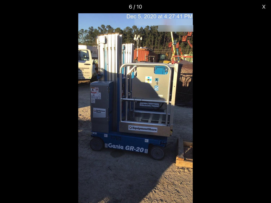 2020 GENIE GR-20