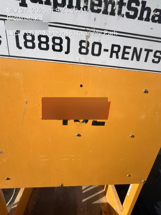 Custom Equipment HB-1430 <ul>
 <li>Hy-Brid Scissor Lift</li>
  <li>Platform capacity up to 670 lbs.</li>
  <li>Working height up to 20 ft</li>
  <li>Weighs under 1,700 lbs.</li>
  <li>Non-marking wheels </li>
</ul>