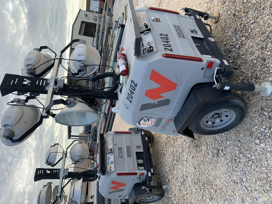 2018 Wacker Neuson LTV6L-MH LTV6L Mobile Light Tower w/Fuel Level Sensor Installed