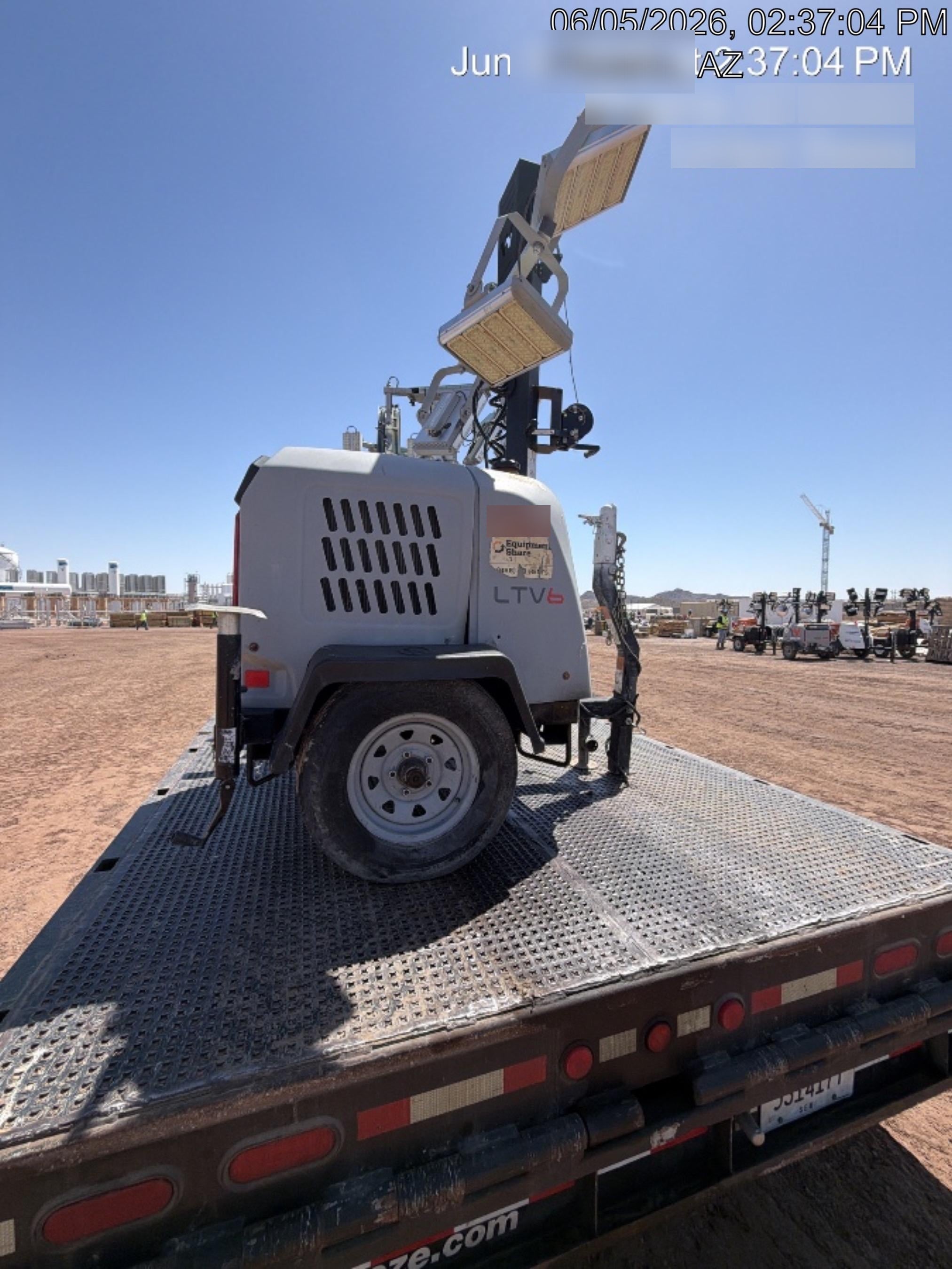 2019 Wacker Neuson LTV6K-LED Standard LED Towable Light Tower w/None