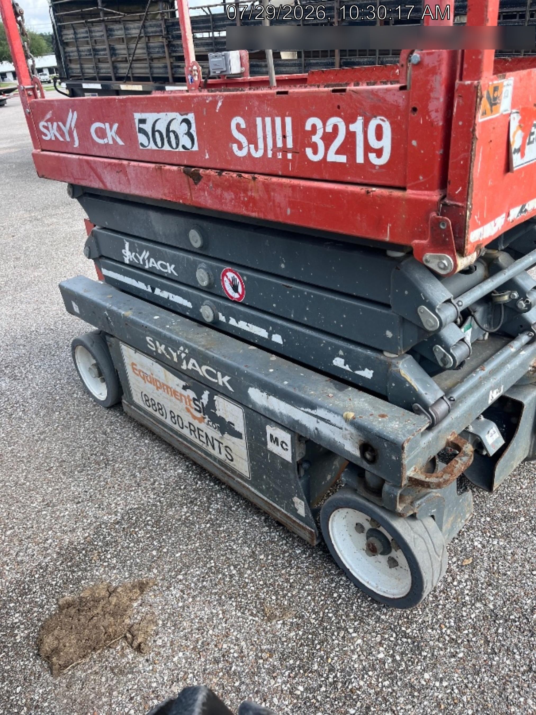 2017 Skyjack SJIII-3219 SJ3219, Trojan Battery Set, Extended Warranty 5yr/5k hr