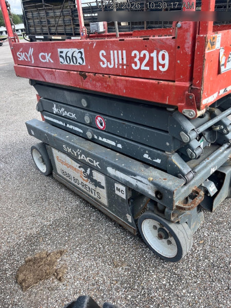 2017 Skyjack SJIII-3219 SJ3219, Trojan Battery Set, Extended Warranty 5yr/5k hr