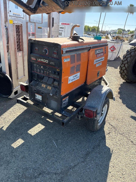 2022 Lincoln Electric LE400 Kubota V1505, Trlr, Cable Rack, Light Kit, ES Decals, T3