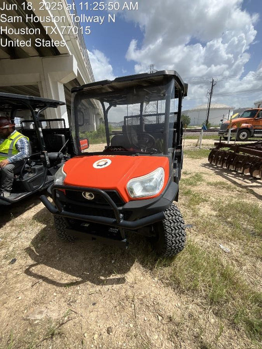 2021 Kubota RTV-X1140W-H Plastic Canopy, Windshield Acrylic Clear, LED Strobe Light, Wire Harness Kit, Back up Alarm