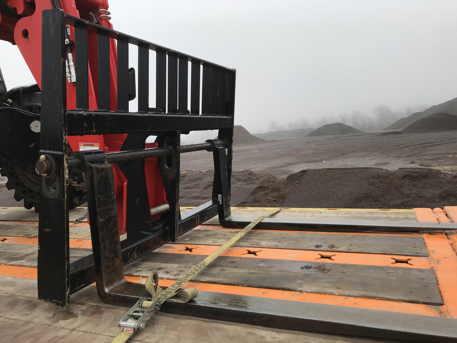 2019 Manitou MTA10055 Cab/Heat/Air, 120 HP, Solid Tires, Work Lights, Lift Hook, Auxiliary Hydraulics 66" Carriage and 60" Forks