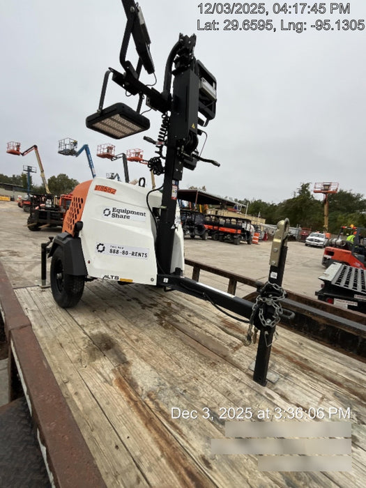 2023 Generac MLT2 Diesel, Flex Switch 120V Input, Powerzone Controller, 
(4) 320W LED Lights, 4kW Generator, 39.9 Gal Fuel Tank, 2" Ball, T3