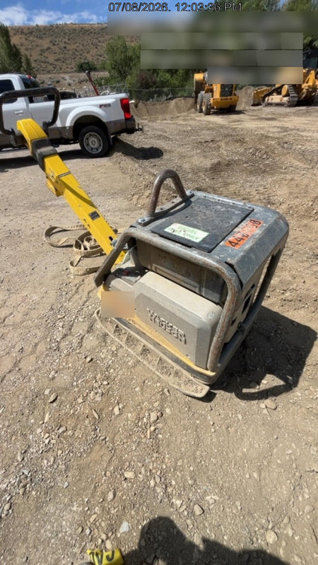 2024 Wacker Neuson DPU6555Heh Hatz Diesel, Reversible Plate Compactor, electric start