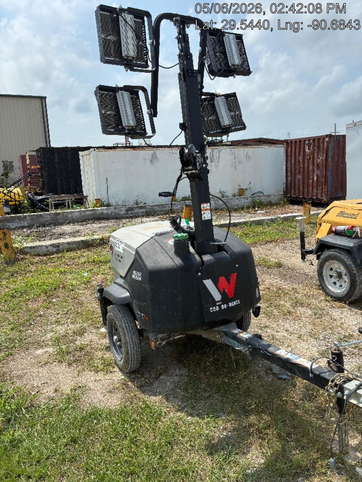 2024 Wacker Neuson LTT4 Diesel, Kohler KDW702, Deep Sea Controller, Auto Start, LED 320W, Bypass Outlet, T3