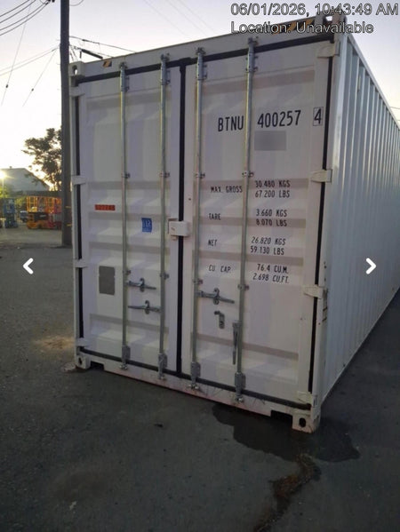 2025 CONEX Storage Container 8'x8'x40'