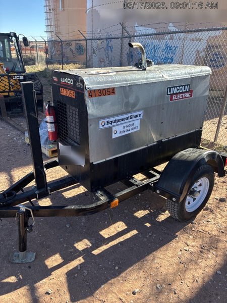 2024 Lincoln Electric LE400 Kubota V1505, Trlr, Cable Rack, Light Kit, ES Decals, T3