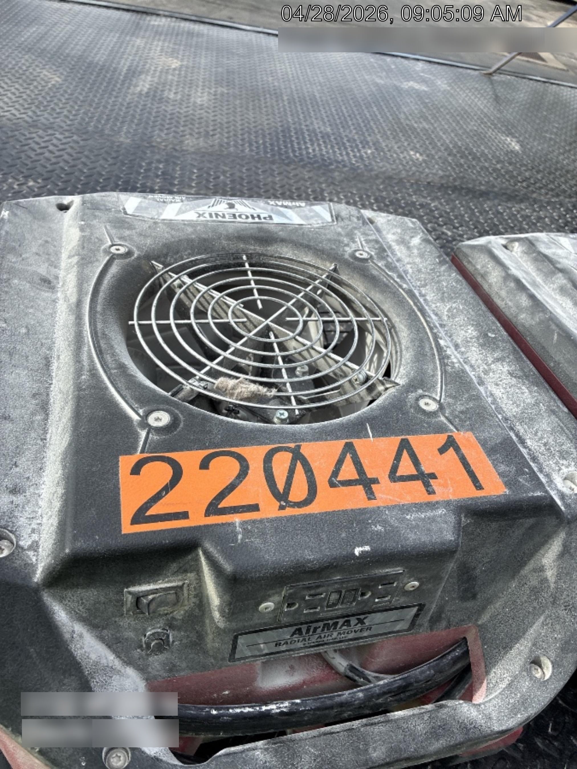 2022 PHOENIX AirMAX Radial Air Mover