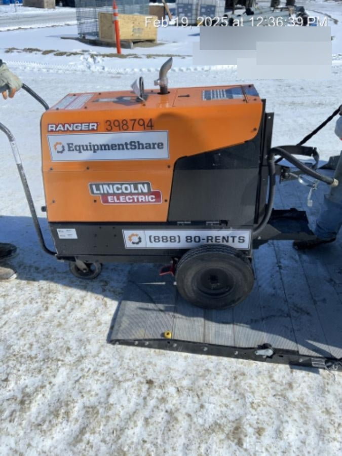 2024 Lincoln Electric Ranger 305 LPG Ranger 305 LPG, Undercarriage, Tank Holder & Strap, 10kw AC Gen, 25hp Kohler LPG Eng