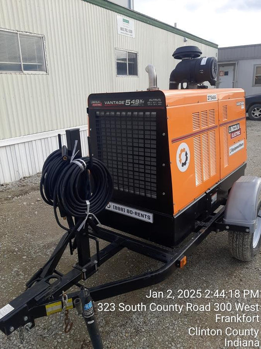 2022 Lincoln Electric Vantage 549X Crosslink Technology, Trailer Mounted, ES Decals, T3