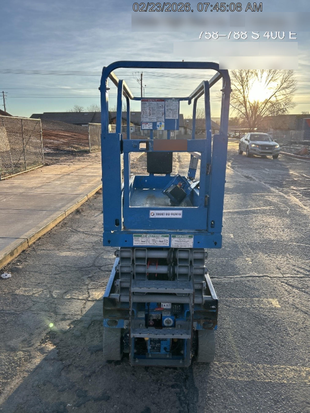 2019 Genie GS-1930 Half Height Swing Gate, 800W Inverter