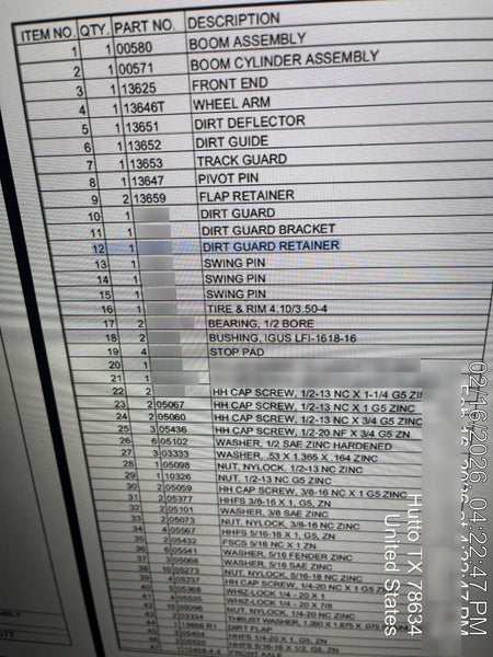 2021 BARRETO 13STK