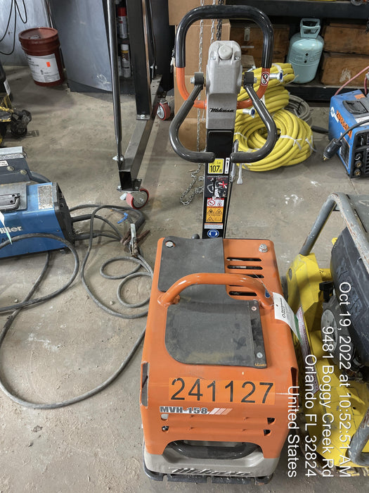 2022 Multiquip MVH158 Honda GX200, 17" Plate, Gas