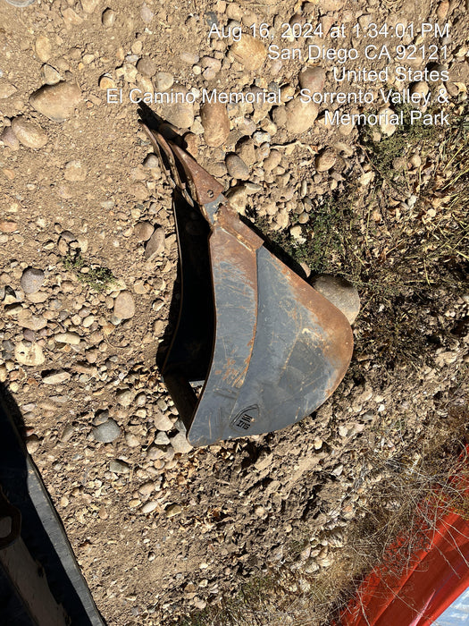 2024 STEEL UNLIMITED 12" Bucket, Mini Excavator. Steel Unlimited