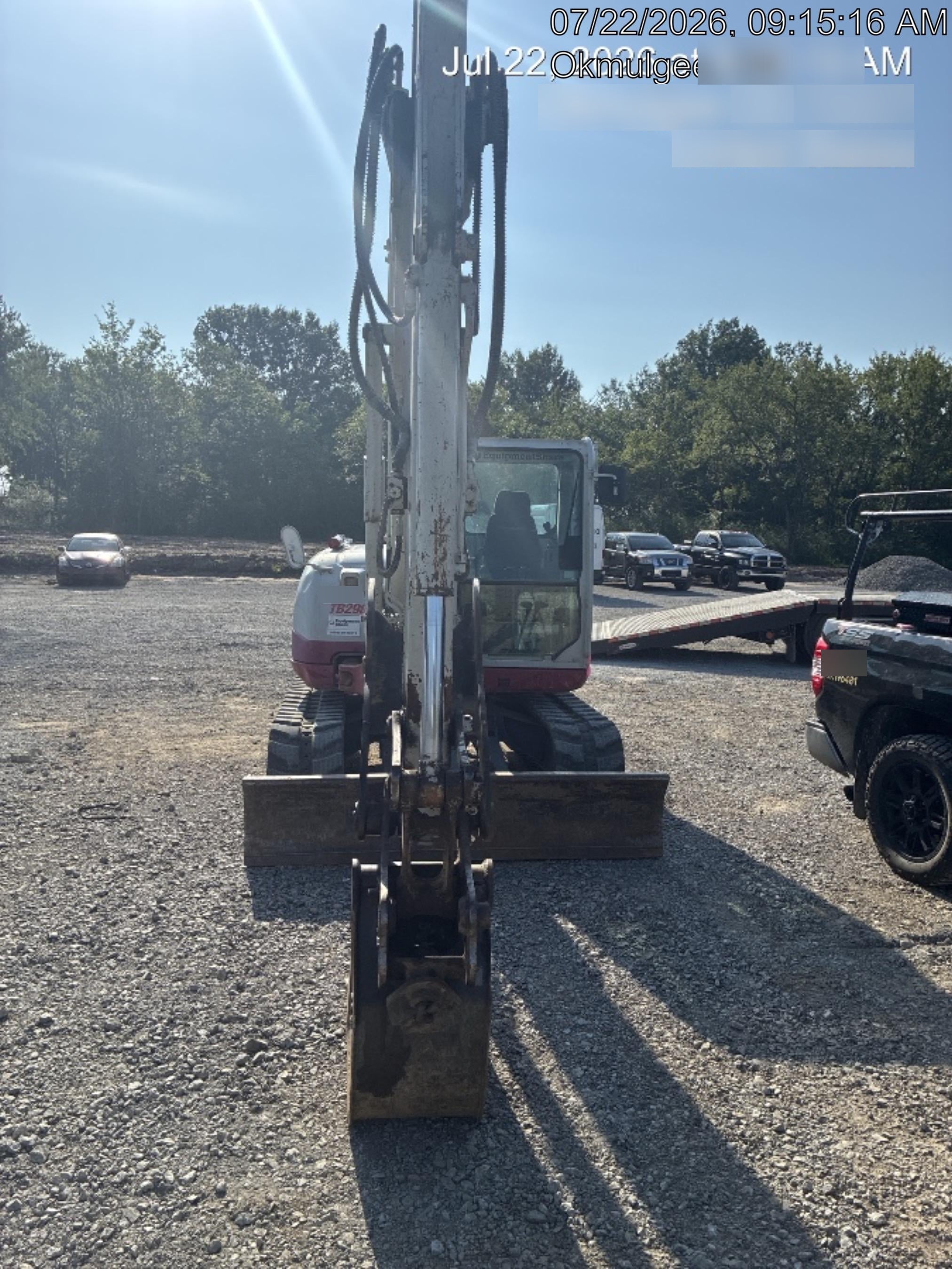 2019 Takeuchi TB290 Cab/Heat/AC Rubber tracks, Dozer blade, Travel alarm, Auxiliary hydraulics w/Manual QC, Hydraulic thumb, 18", 24", and 36" Buckets