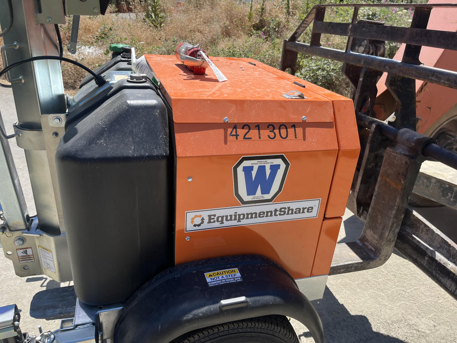 2024 Wanco WLTT-4MM4K Diesel, Deep Sea Controller, Shore Power Plug, Auto Start, (4) 350W LED Floodlights, 4kW Generator, 60 Gal Fuel Tank, 2" Ball, T3