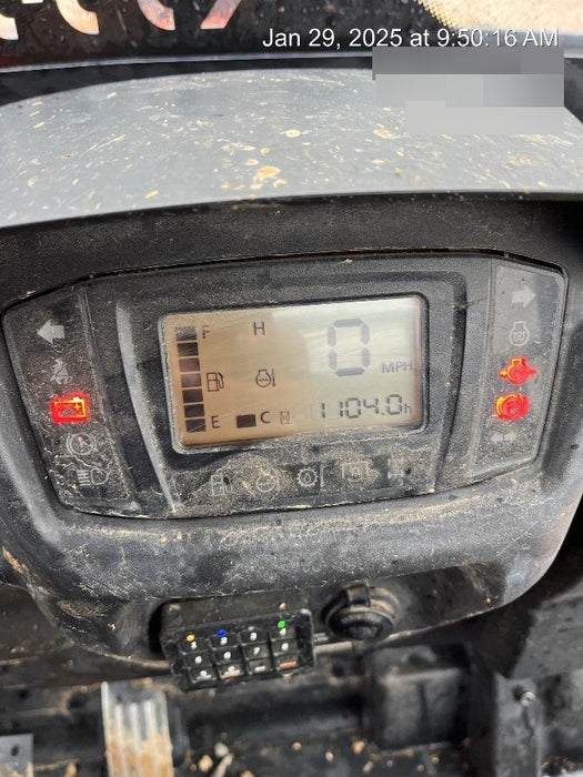 2022 Kubota RTV-X1140W-H Plastic Canopy, Windshield Acrylic Clear, LED Strobe Light, Wire Harness Kit, Back up Alarm