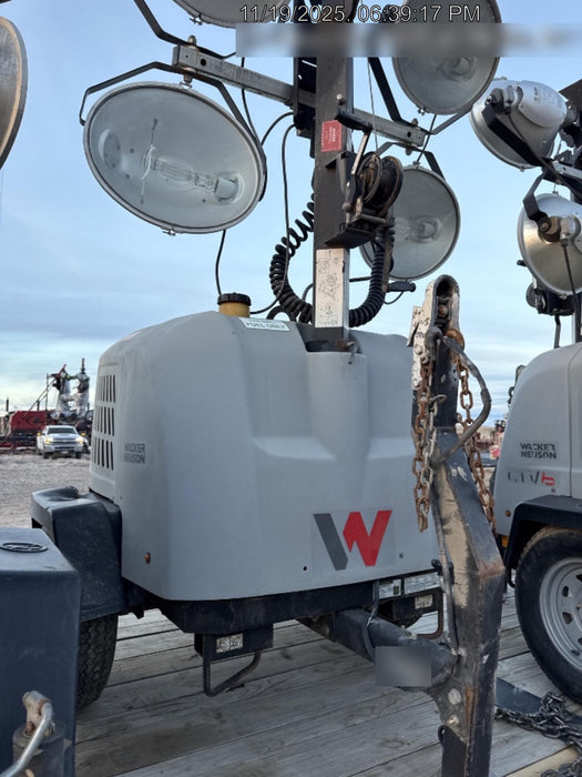 2018 Wacker Neuson LTV6L-MH Wacker Neuson LTV6L Mobile Light Tower w/Fuel Level Sensor Installed